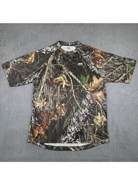Medalist Mossy Oak Break-Up Camo T Shirt Women’s XL Hunting Outdoors